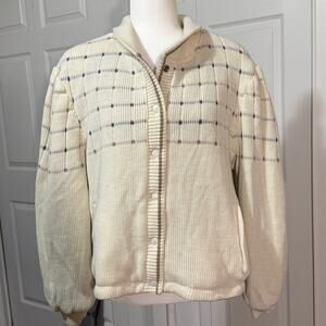 VTG Reversible Andy Johns sweater jacket, Snap closure women’s Medium, 80s - 90s
